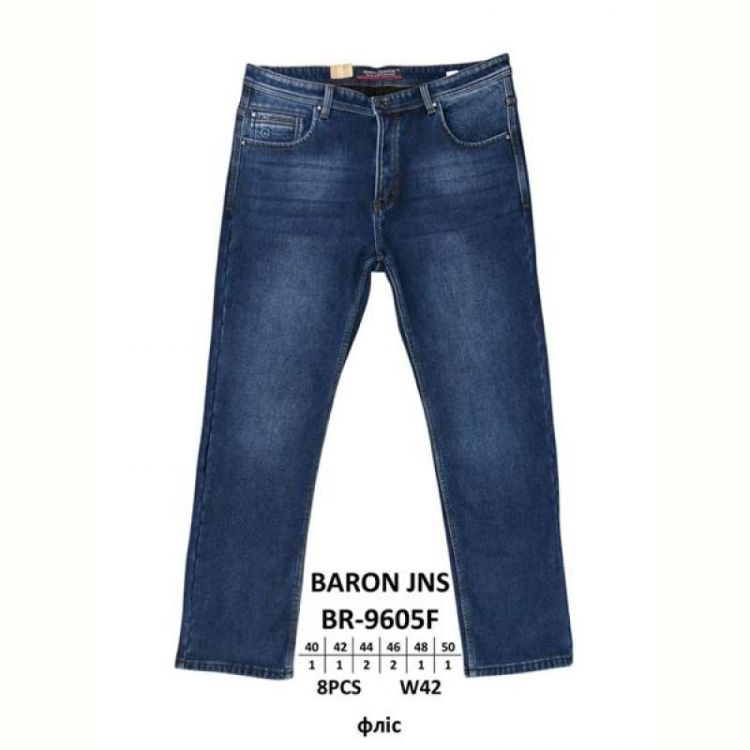 Купить Джинсы Baron Jeans BR9605F blue на obuv-plus.com.ua