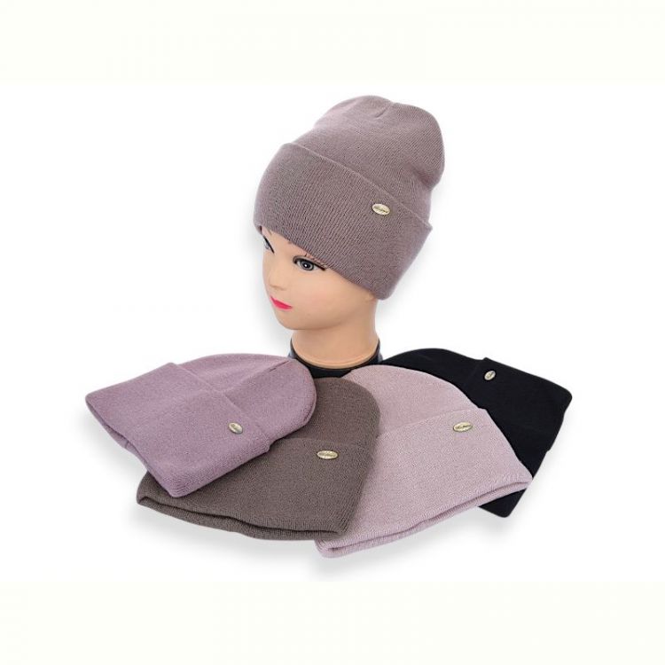 Купить Шапка Angelica KM020-1 подвійна mix на obuv-plus.com.ua