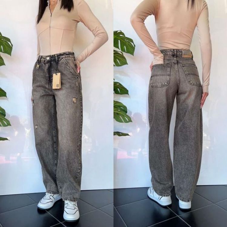 Купить Джинсы i8denim Women TB44 grey на obuv-plus.com.ua
