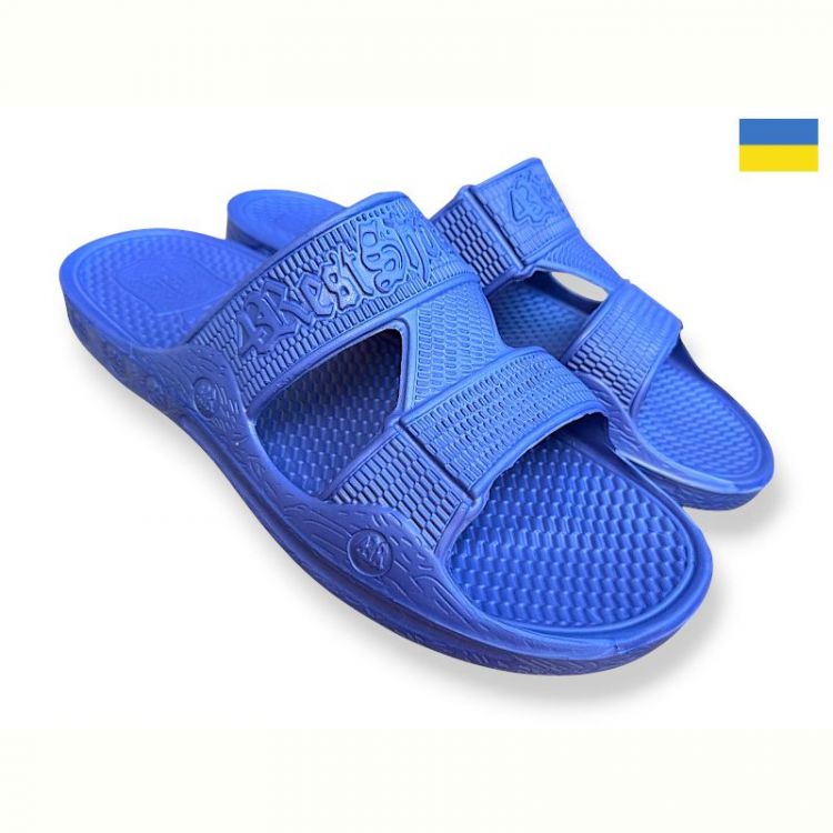 Купить Шлепанцы Rai Shoes 04-K2 синій на obuv-plus.com.ua