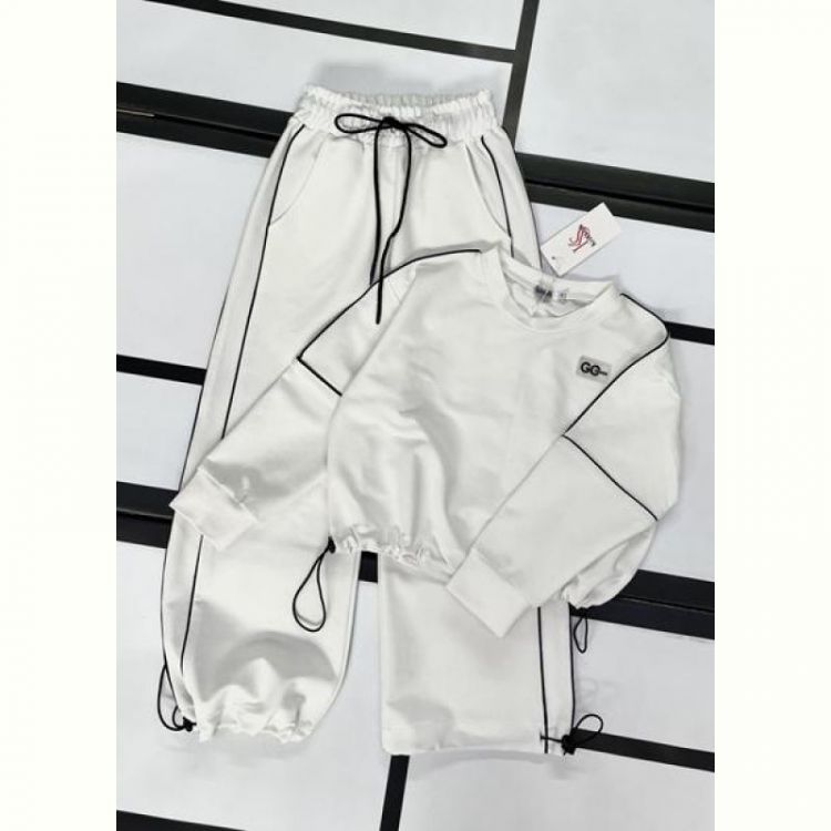Купить Костюм спорт Kosmy 393 white на obuv-plus.com.ua