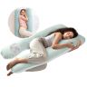 Купить Подушка П-форма IDEIA 140х75х20 см U-shape для беременных, реабилитации и повседневного комфорта с наволочкой на obuv-plus.com.ua