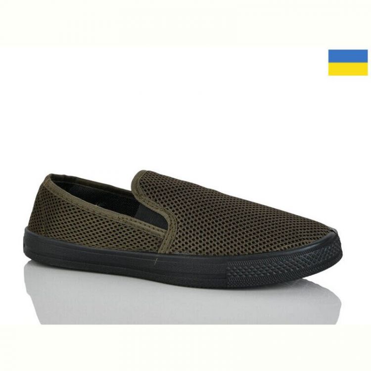 Купить Слипоны Demur 6042 зелений на obuv-plus.com.ua