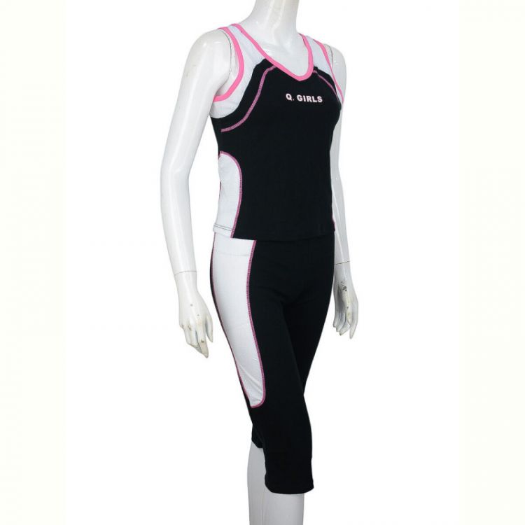 Купить Костюм спорт Textile QG1107 black на obuv-plus.com.ua