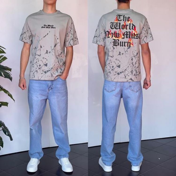 Купить Футболка i8denim 2196 grey на obuv-plus.com.ua