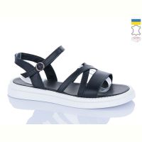 Купить Босоножки Sali 1103 чорний к біл-п. на obuv-plus.com.ua