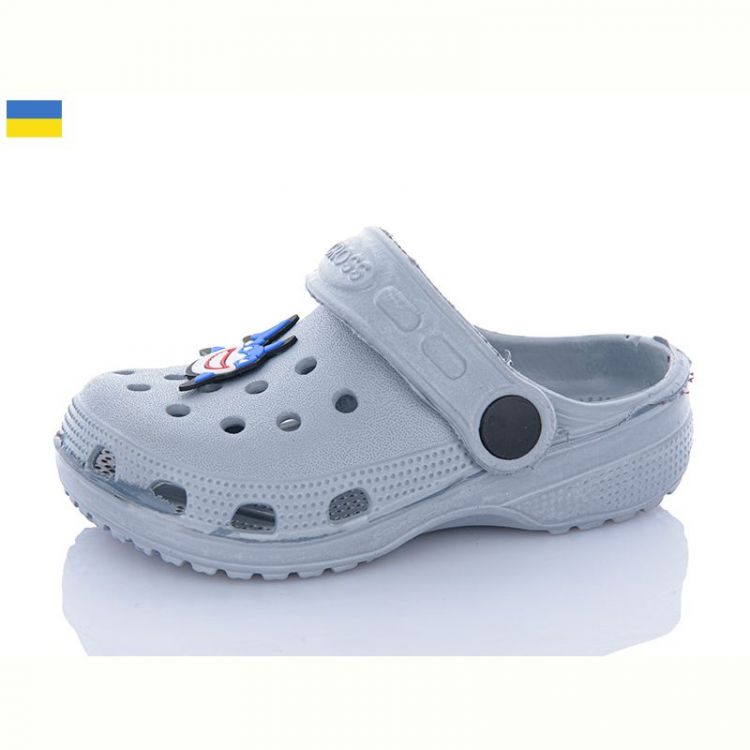 Купить Кроксы Cross Cross H017 сірий на obuv-plus.com.ua