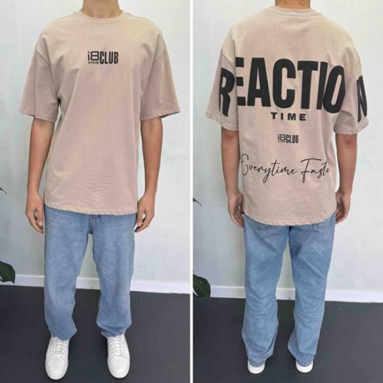 Купить Футболка i8denim 90557 beige на obuv-plus.com.ua