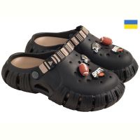 Купить Кроксы Gipanis DS770 чорний-бежевий на obuv-plus.com.ua