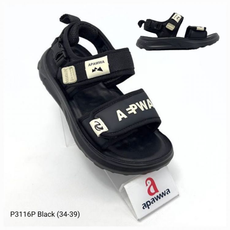 Купить Босоножки Apawwa ApB-P3116P black на obuv-plus.com.ua