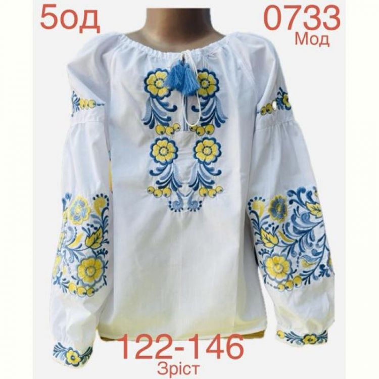 Купить Вышиванка Надийка ND873-0733 white на obuv-plus.com.ua