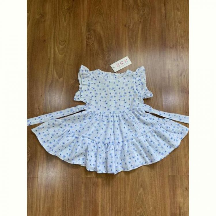 Купить Платье RSV 195-1 white-l.blue на obuv-plus.com.ua