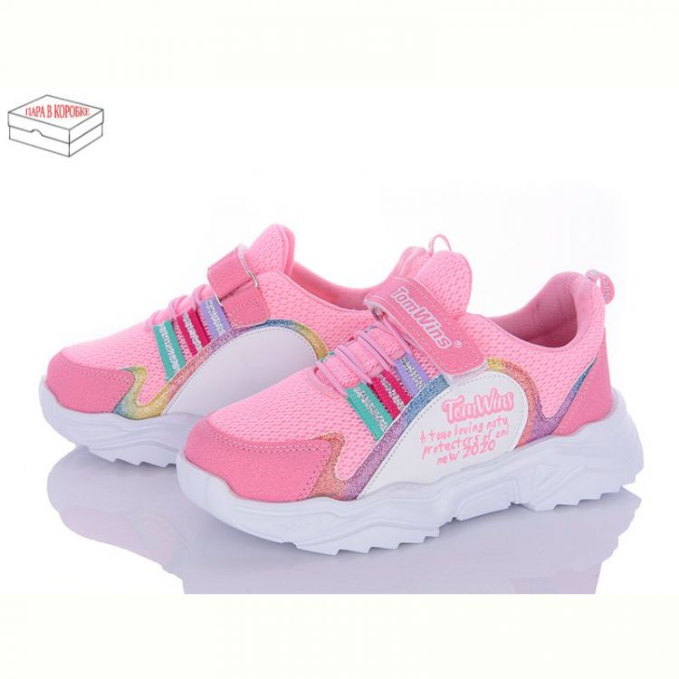 Купить Кроссовки Tom Winds S01(06) pembe-beyaz на obuv-plus.com.ua