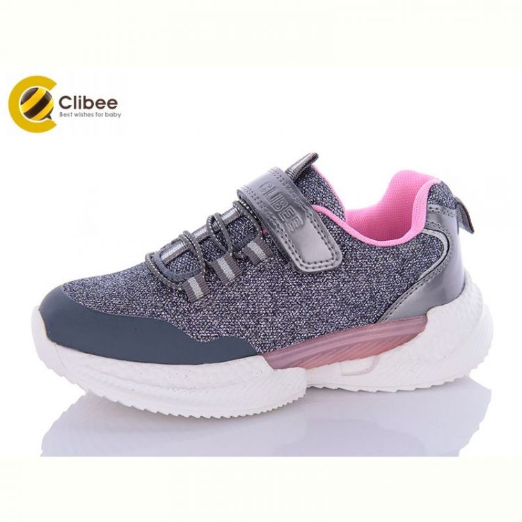 Купить Кроссовки Clibee EC252 grey-pink на obuv-plus.com.ua