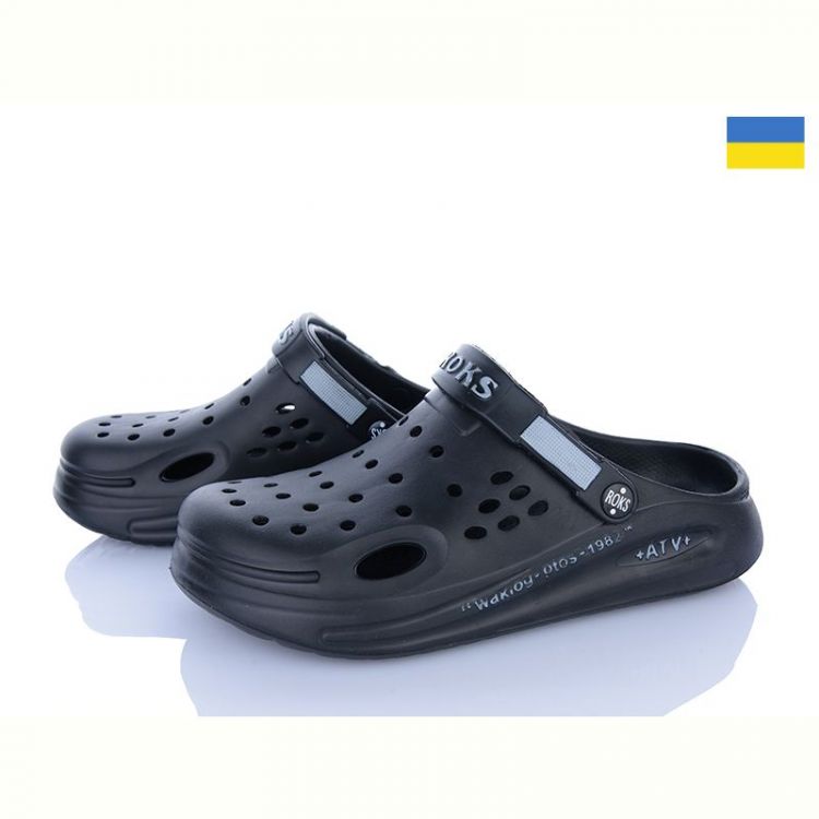Купить Кроксы Golden Lion 516-010 чорний на obuv-plus.com.ua