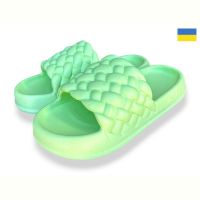 Купить Шлепанцы Verta 2001 лайм на obuv-plus.com.ua