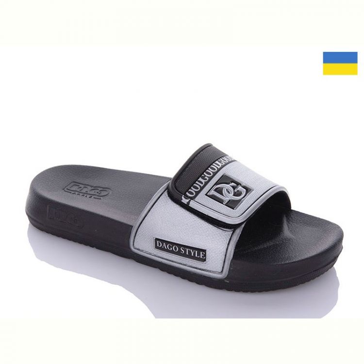 Купить Шлепанцы Dago 501 чорний на obuv-plus.com.ua