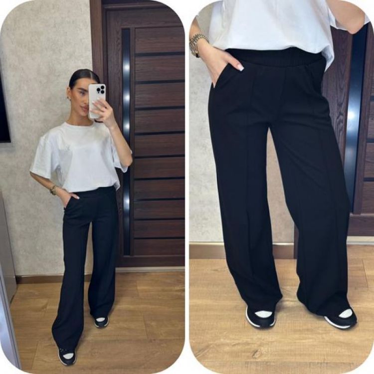 Купить Штаны спорт Valentina 244 black на obuv-plus.com.ua