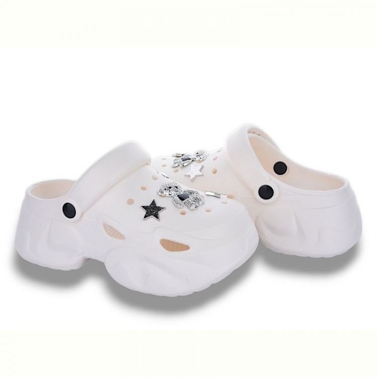 Купить Кроксы JH-ЯН T679 white на obuv-plus.com.ua