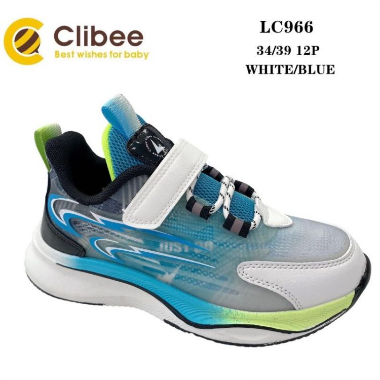 Купить Кроссовки Clibee Apa-LC966 white-blue на obuv-plus.com.ua