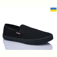 Купить Слипоны Demur 6-042 чорний на obuv-plus.com.ua