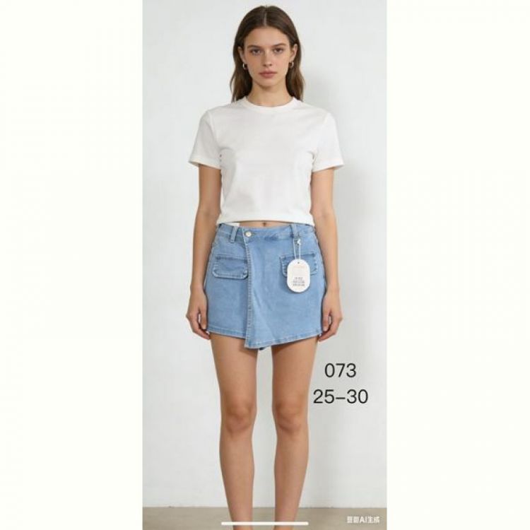 Купить Юбка-шорты NewJeans 073 l.blue на obuv-plus.com.ua