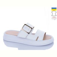Купить Шлепанцы Sali 516 білий біл-п. на obuv-plus.com.ua