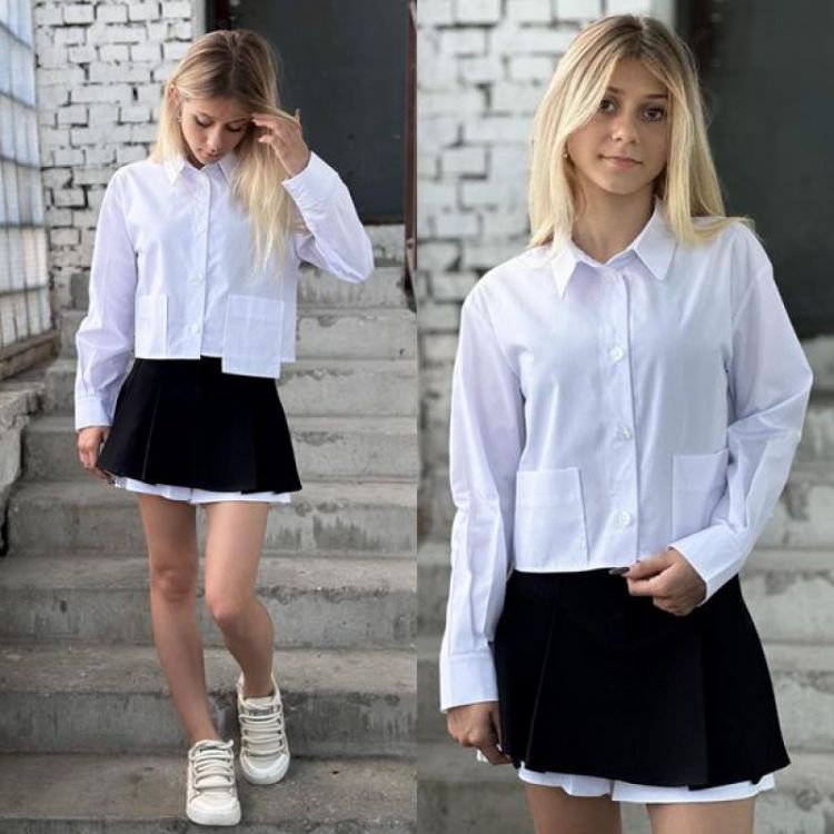 Купить Рубашка Karolina KR192 white на obuv-plus.com.ua