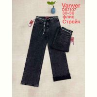 Купить Джинсы Vanver D82107 black на obuv-plus.com.ua