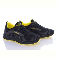 Купить Кроссовки Violeta 197-141 black-yellow на obuv-plus.com.ua