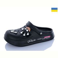 Купить Кроксы Olimp Олімп Ж108 чорний на obuv-plus.com.ua