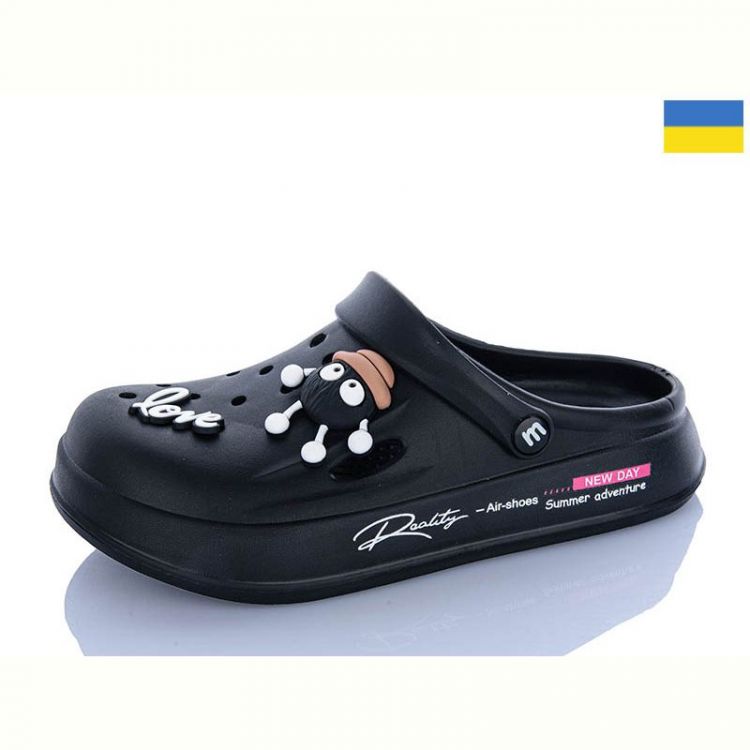 Купить Кроксы Olimp Олімп Ж108 чорний на obuv-plus.com.ua