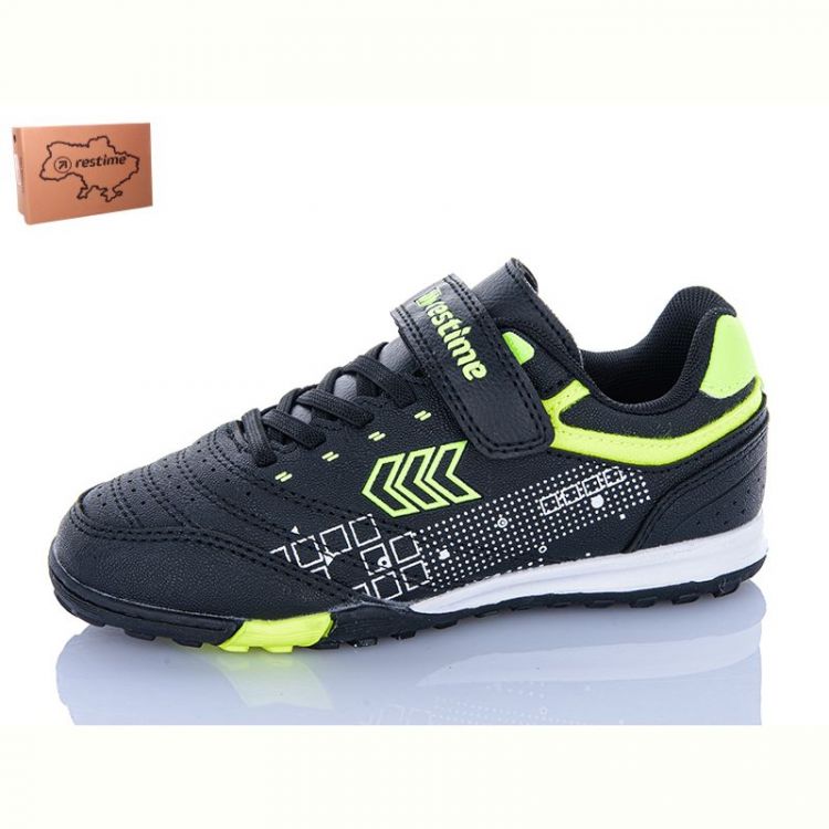 Купить Спорт Restime DDB26719-1 black-green на obuv-plus.com.ua