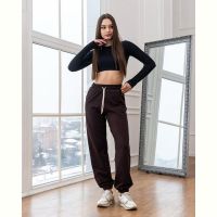 Купить Штаны спорт AZNA Б88 brown на obuv-plus.com.ua