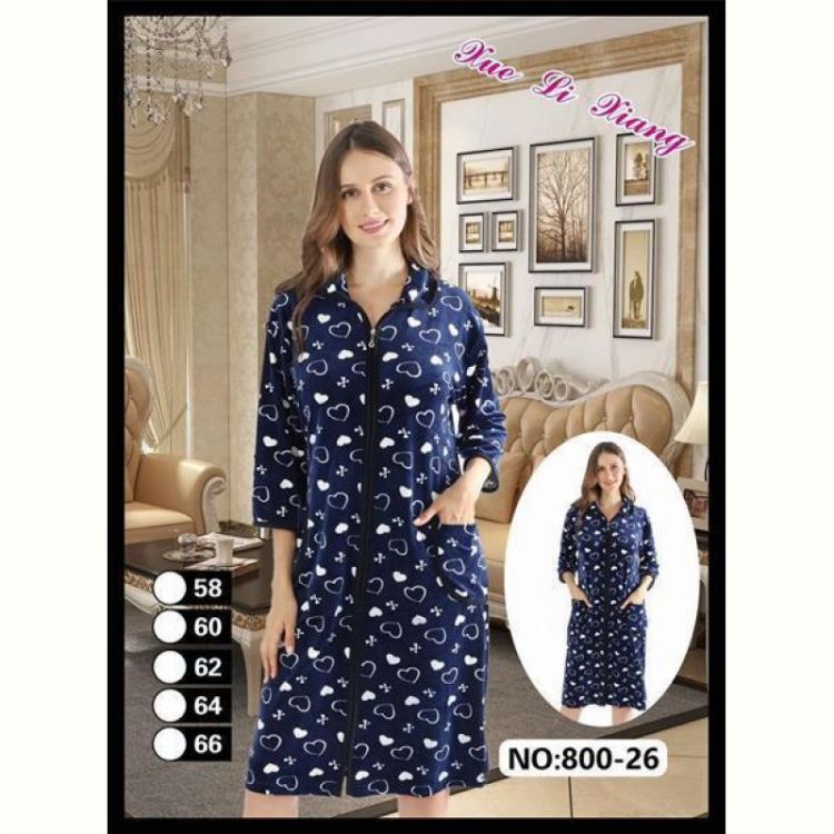 Купить Халат Fili Wear 800-26 navy на obuv-plus.com.ua