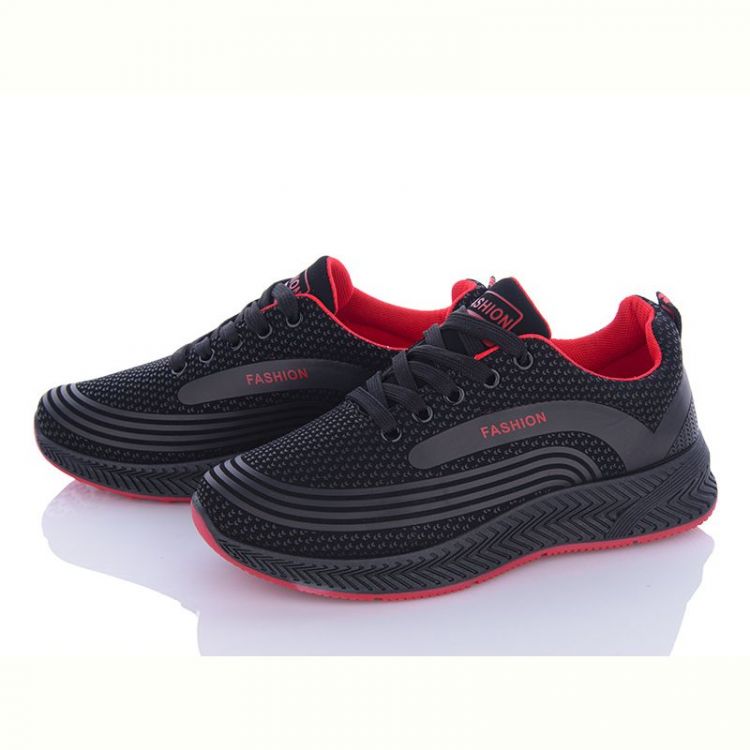 Купить Кроссовки Violeta 197-141 black-red на obuv-plus.com.ua