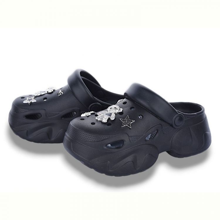 Купить Кроксы JH-ЯН T679 black на obuv-plus.com.ua