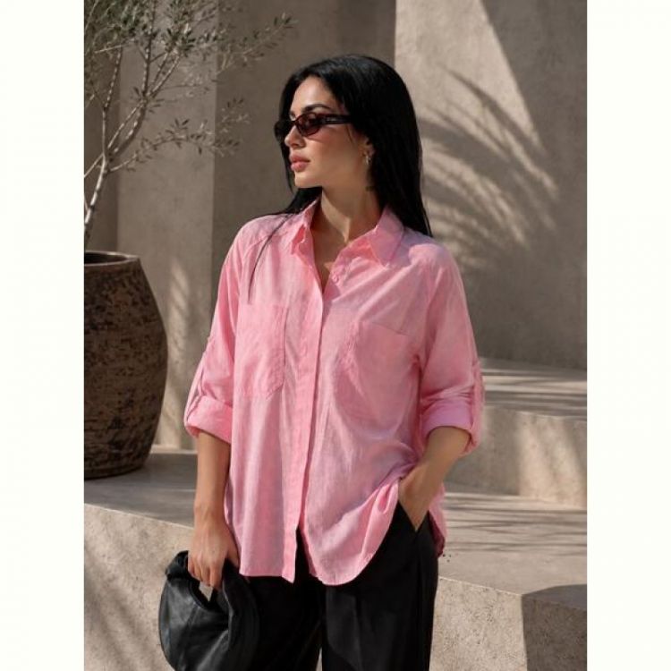 Купить Рубашка New Season R001 pink на obuv-plus.com.ua