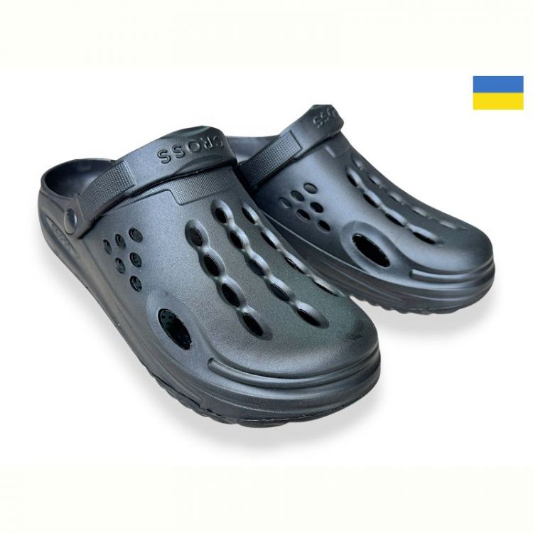 Купить Кроксы Cross 026 чорний на obuv-plus.com.ua