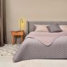 Купить Покрывало на кровать Silhouette 220x240 IDEIA двухстороннее прочная стежка ткани антиаллергенное беж на obuv-plus.com.ua