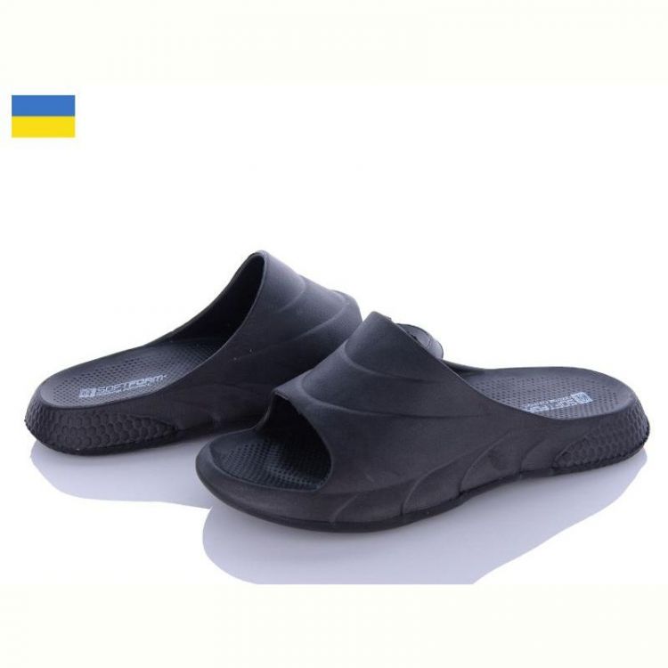 Купить Шлепанцы Golden Lion 132 чорний на obuv-plus.com.ua