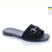 Купить Шлепанцы Garti 54 чорний замш на obuv-plus.com.ua