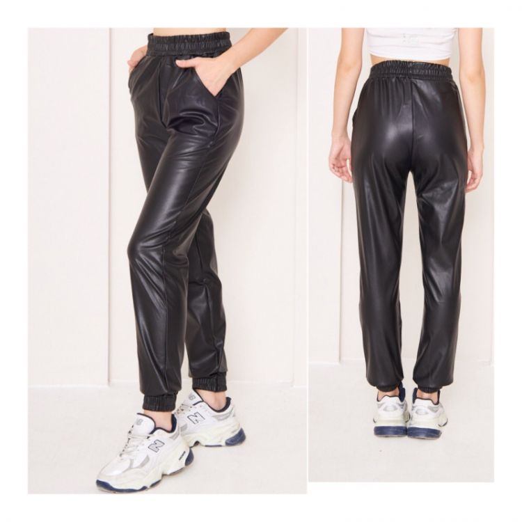 Купить Джоггеры i8denim Women 2403-24 black на obuv-plus.com.ua