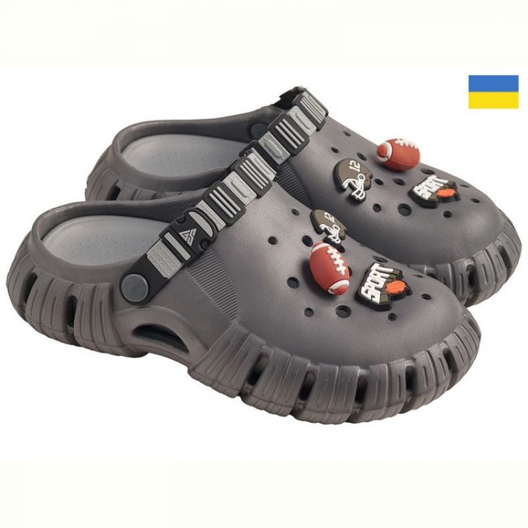 Купить Кроксы Gipanis DS770 графіт на obuv-plus.com.ua