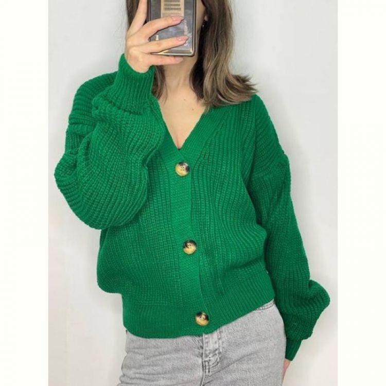 Купить Кардиган Kosta 1067 green на obuv-plus.com.ua