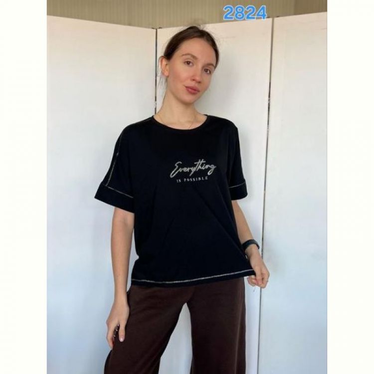 Купить Футболка FSN 2824 black на obuv-plus.com.ua