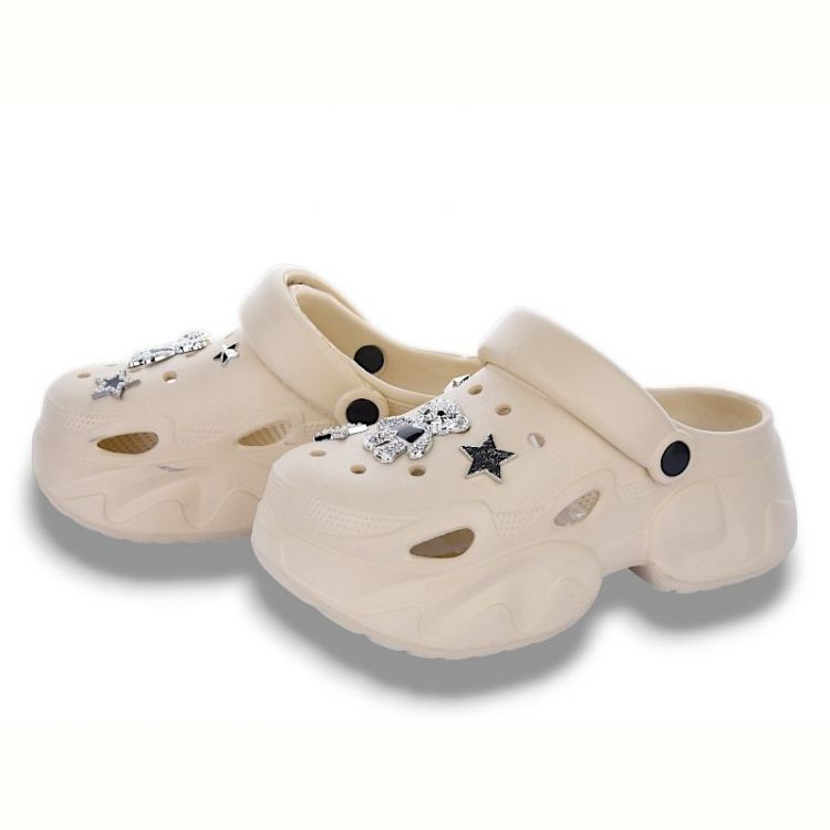 Купить Кроксы JH-ЯН T679 beige на obuv-plus.com.ua