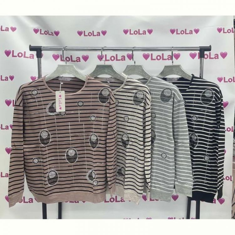 Купить Свитер Lola LL104 black на obuv-plus.com.ua