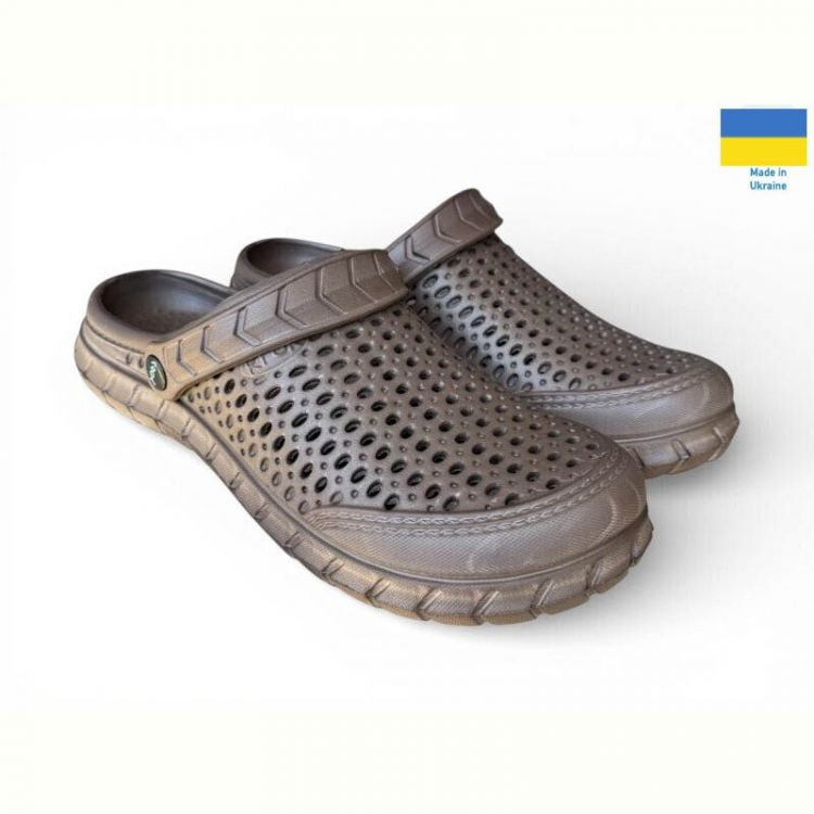 Купить Кроксы Krok С62 шоколадний на obuv-plus.com.ua