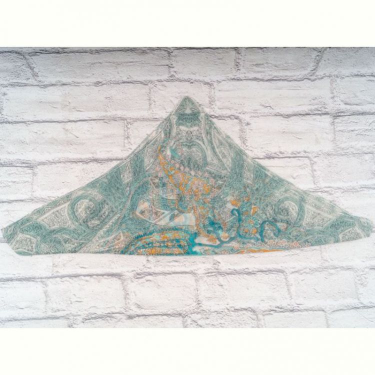 Купить Платок Shawls P221 green на obuv-plus.com.ua